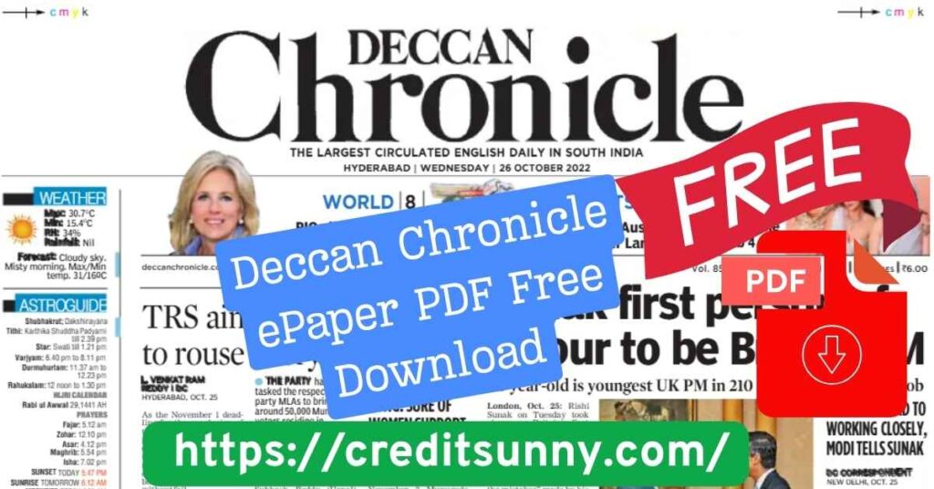 Deccan Chronicle ePaper PDF Free Download