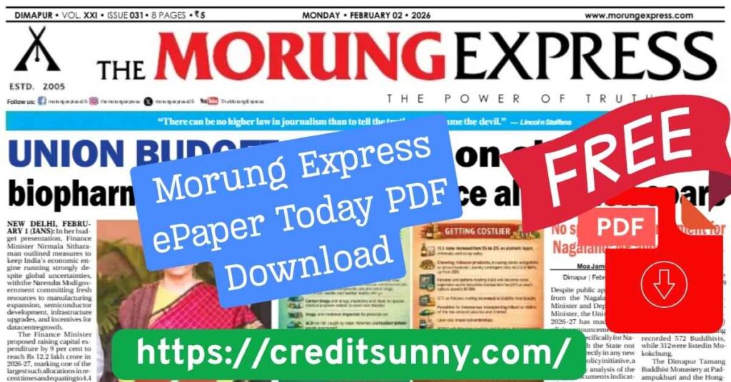 Morung Express ePaper Today PDF Download