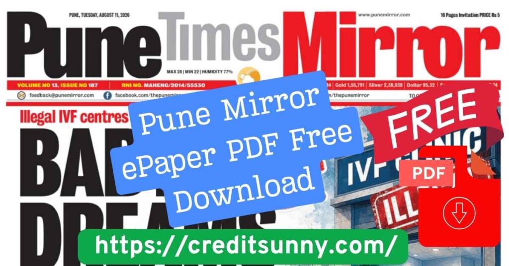 Pune Mirror ePaper PDF Free Download