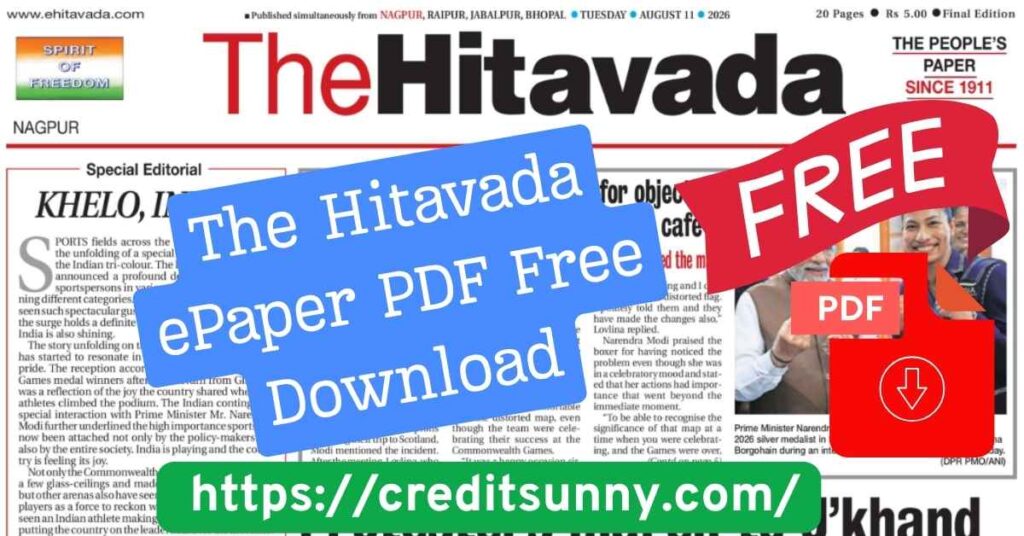 The Hitavada ePaper PDF Free Download