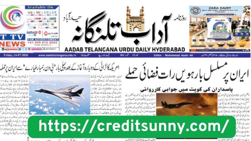 Aadab Telangana ePaper Today PDF