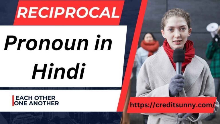 Reciprocal Pronoun in Hindi