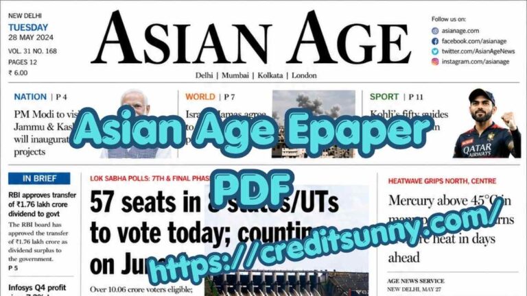 Asian Age Epaper PDF