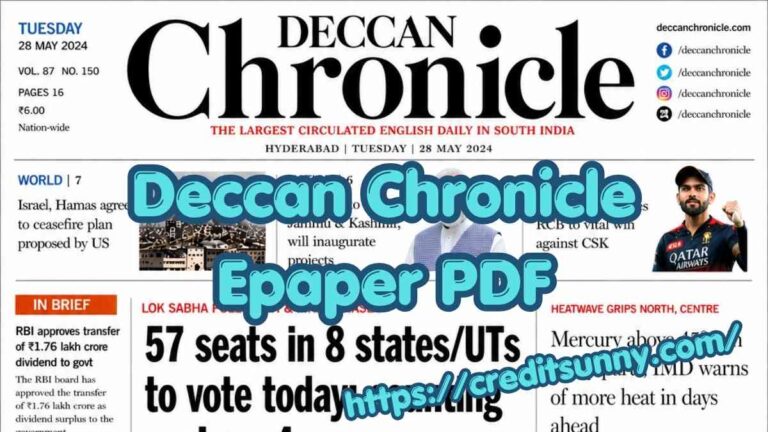 Deccan Chronicle Epaper PDF