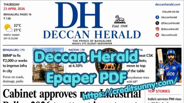Deccan Herald Epaper PDF