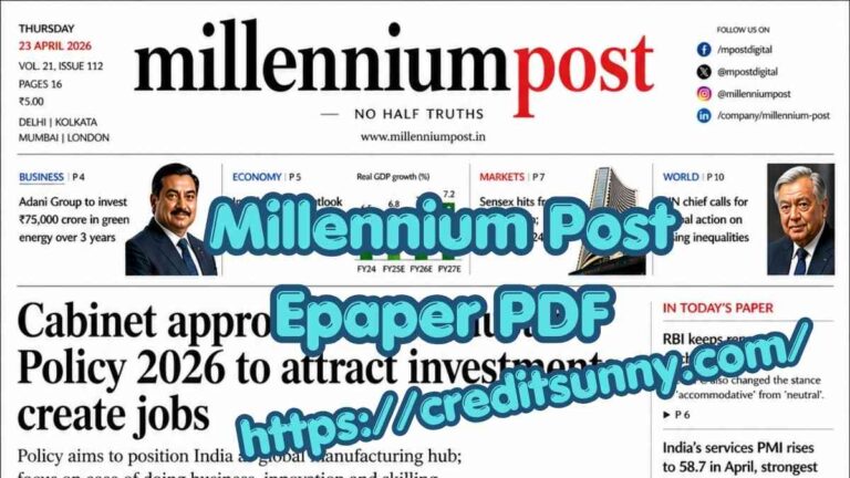 Millennium Post Epaper PDF