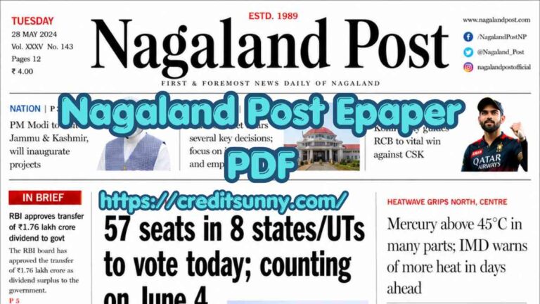Nagaland Post Epaper PDF