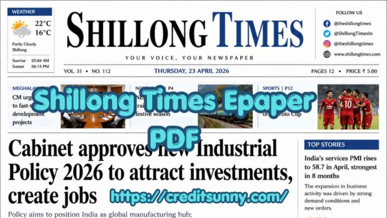 Shillong Times Epaper PDF