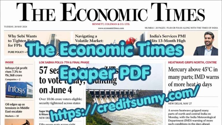 The Economic Times Epaper PDF
