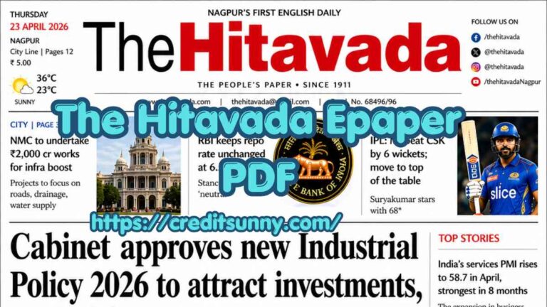 The Hitavada Epaper PDF