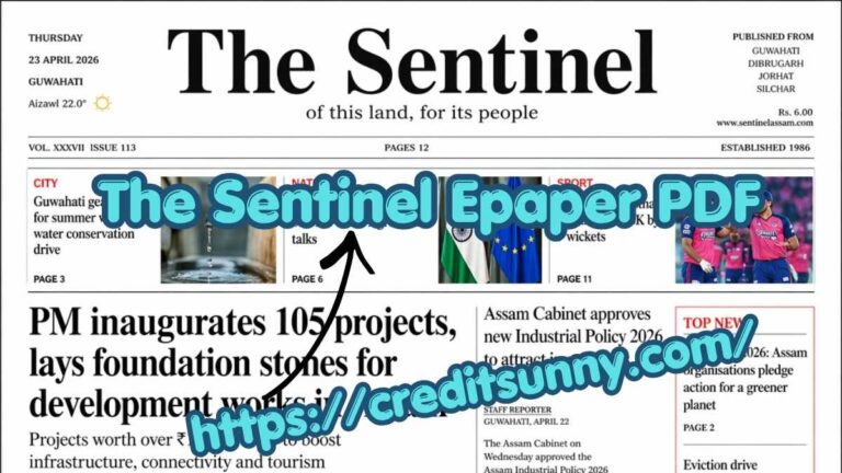 The Sentinel Epaper PDF