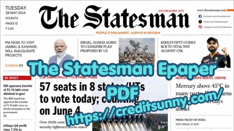 The Statesman Epaper PDF