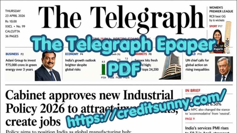 The Telegraph Epaper PDF