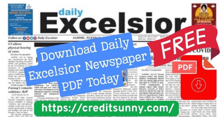 Download Daily Excelsior Newspaper PDF Today