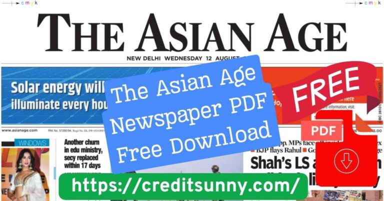 The Asian Age Newspaper PDF Free Download